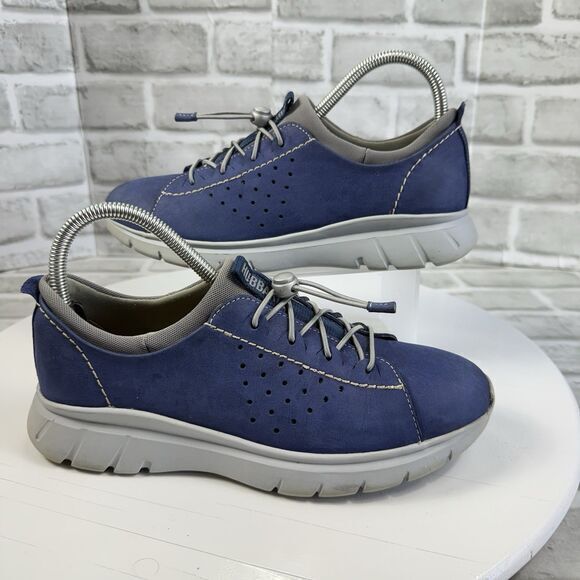Samuel Hubbard Shoes - Samuel Hubbard Women's 7.5 Blue Leather Flight Sport Athletic Sneaker Shoes